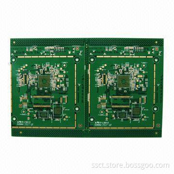 Multilayer PCB with ENIG Surface Finish, Used for Medical Equipments